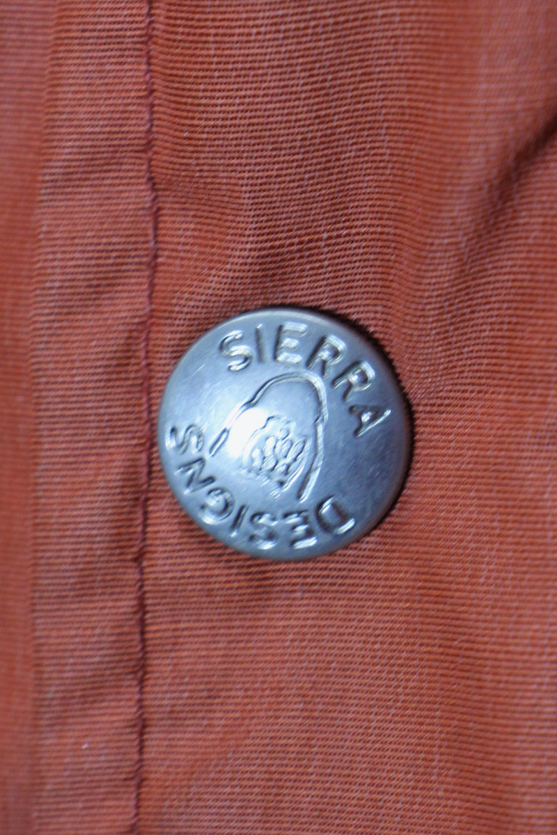 80'S ATTACHABLE HOODIE DOWN JACKET / ORANGE [SIZE: L USED]