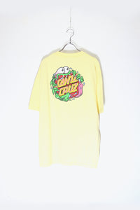 MADE IN MEXICO S/S BACK LOGO PRINT T-SHIRT / YELLOW [SIZE: XL USED]