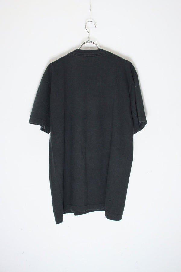 MADE IN CANADA S/S TORONTO HARD ROCK PRINT T-SHIRT / BLACK [SIZE: L USED]
