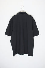 画像をギャラリービューアに読み込む, 90&#39;S S/S CUBAN OPEN COLLAR SHIRT / BLACK [SIZE: XL USED]
