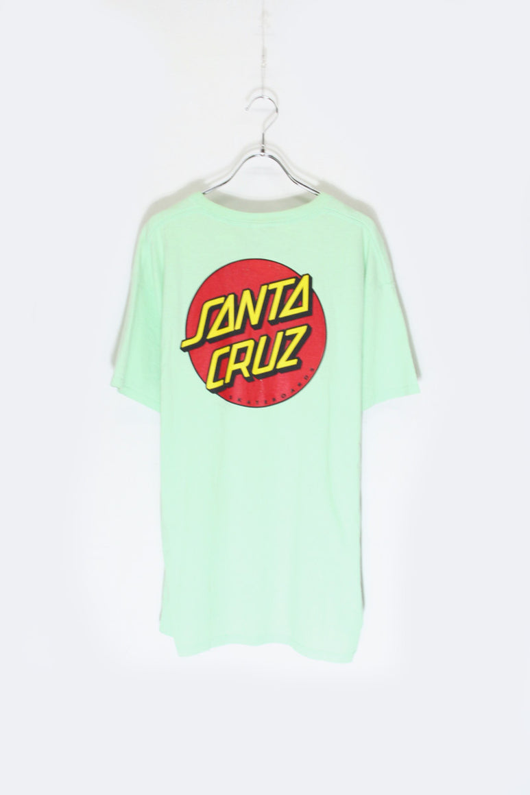 S/S LOGO BACK PRINT T-SHIRT / LIGHT GREEN [SIZE: L相当 USED]