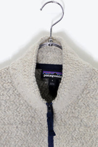 HALF-ZIP FLEECE JACKET / GREY [SIZE: S USED]
