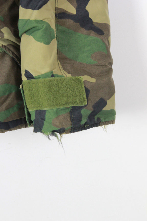 01'S ECWCS GORE-TEX HOODIE JACKET / WOODLAND CAMO [SIZE: M/L USED]