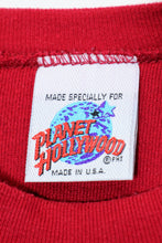 画像をギャラリービューアに読み込む, MADE IN USA 90&#39;S LOGO EMBROIDERY SWEATSHIRT / RED [SIZE: L相当 USED]
