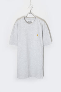 ONE POINT T-SHIRT / GREY [SIZE: XL USED]