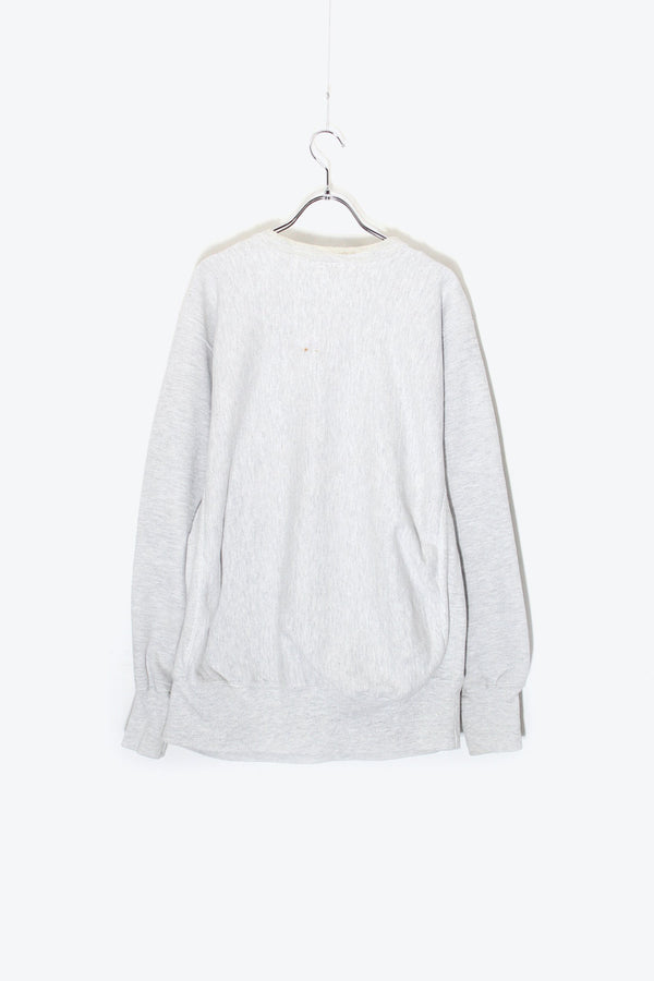 MADE IN MEXICO 90'S INTELISTAF EMBROIDERED REVERSE WEAVE SWEATSHIRT / GREY [SIZE: XL USED]