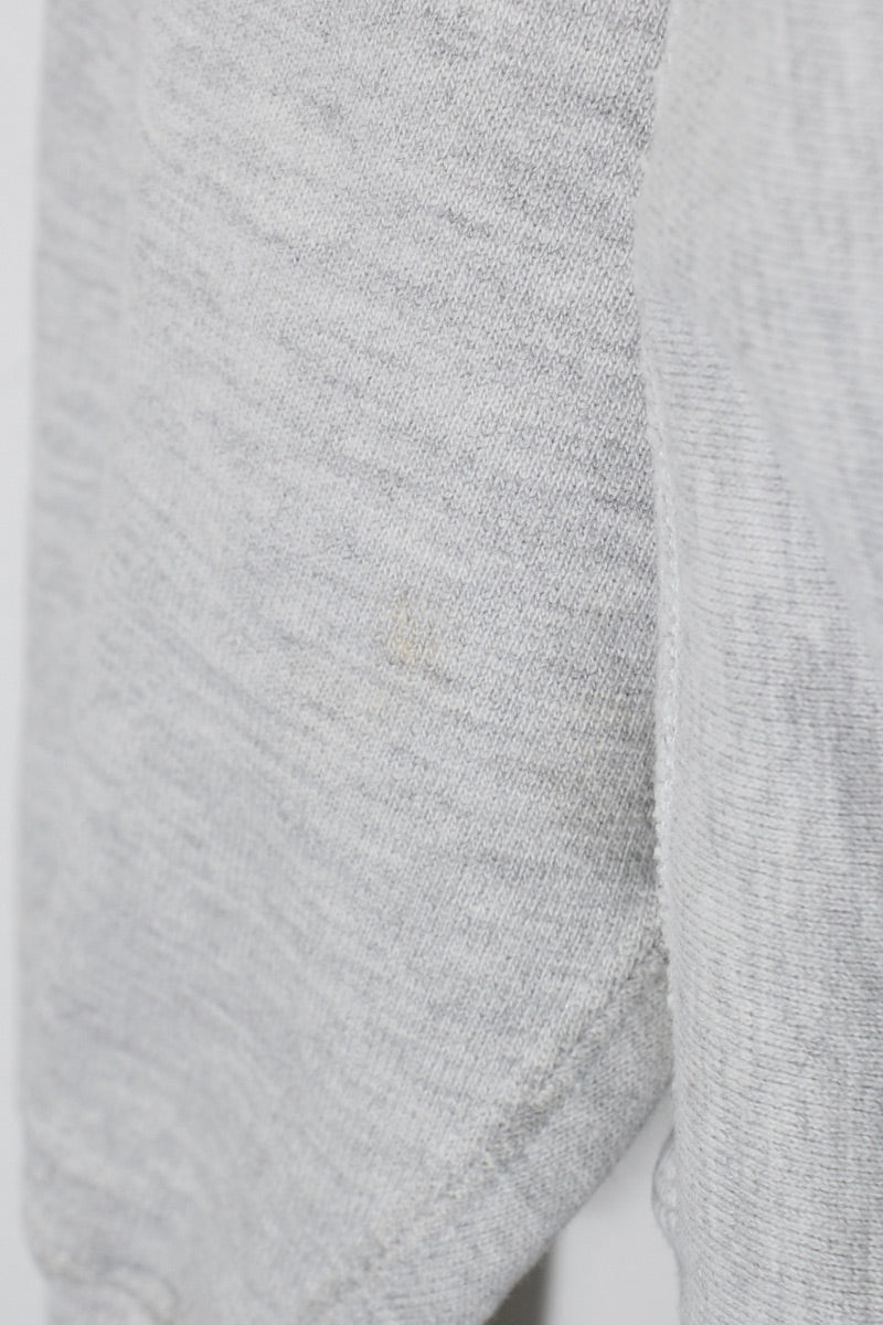 MADE IN MEXICO 90'S INTELISTAF EMBRIODERY REVERSE WEAVE SWEATSHIRT / GREY [SIZE: XL USED]