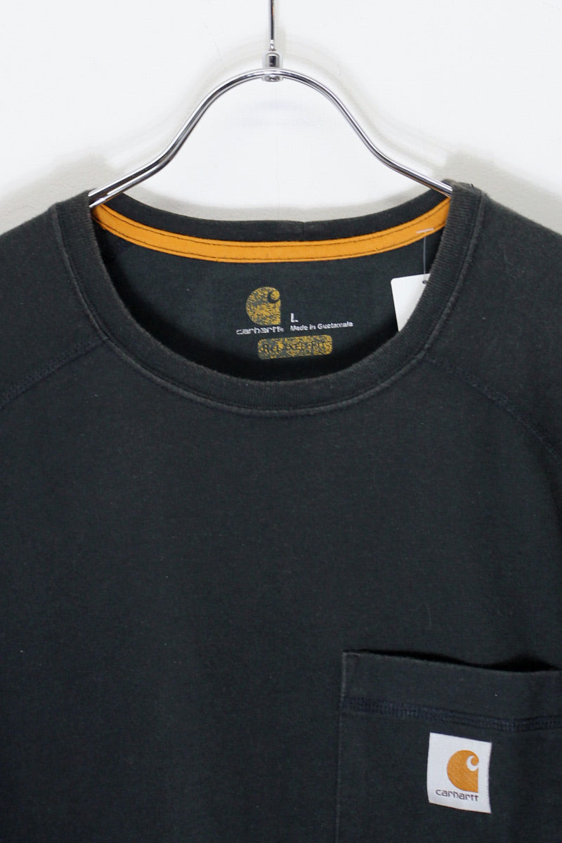 S/S POCKET T-SHIRT / BLACK [SIZE: L USED]