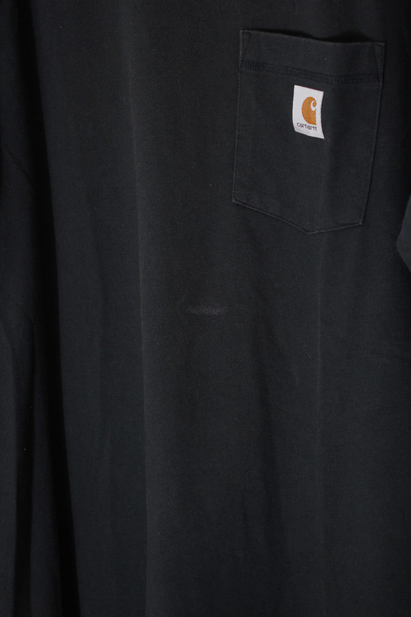 S/S POCKET T-SHIRT / BLACK [SIZE: L USED]