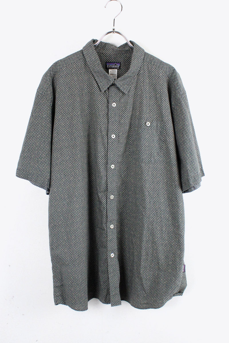 S/S ORGANIC COTTON SHIRT / BLACK [SIZE: XL USED]
