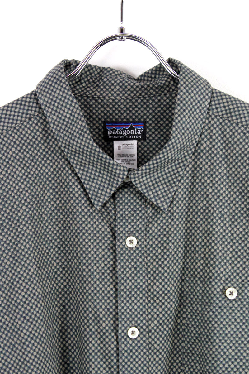 S/S ORGANIC COTTON SHIRT / BLACK [SIZE: XL USED]