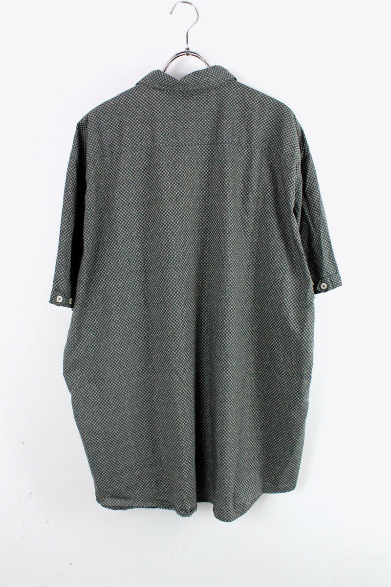 S/S ORGANIC COTTON SHIRT / BLACK [SIZE: XL USED]