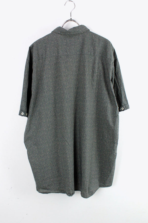 S/S ORGANIC COTTON SHIRT / BLACK [SIZE: XL USED]