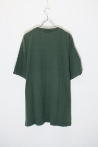 S/S PACKERS PRINT T-SHIRT / GREEN [SIZE: XL USED]