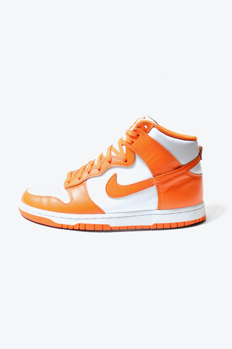 DUNK HI / WHITE / ORANGE [SIZE: US8.5 (Equivalent to 26.5cm) USED]