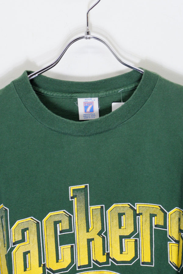 MADE IN USA 90'S NFL GREEN BAY PACKERS T-SHIRT / GREEN [SIZE: L USED]