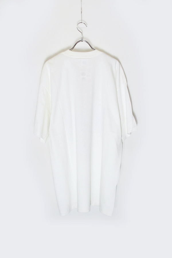 MADE IN USA 95'S S/S SUPER BOWL PRINT T-SHIRT / WHITE [SIZE: XL DEADSTOCK/NOS]