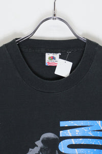 MADE IN USA 90'S S/S MLB CREIGHTON T-SHIRT / BLACK [SIZE: XL USED]