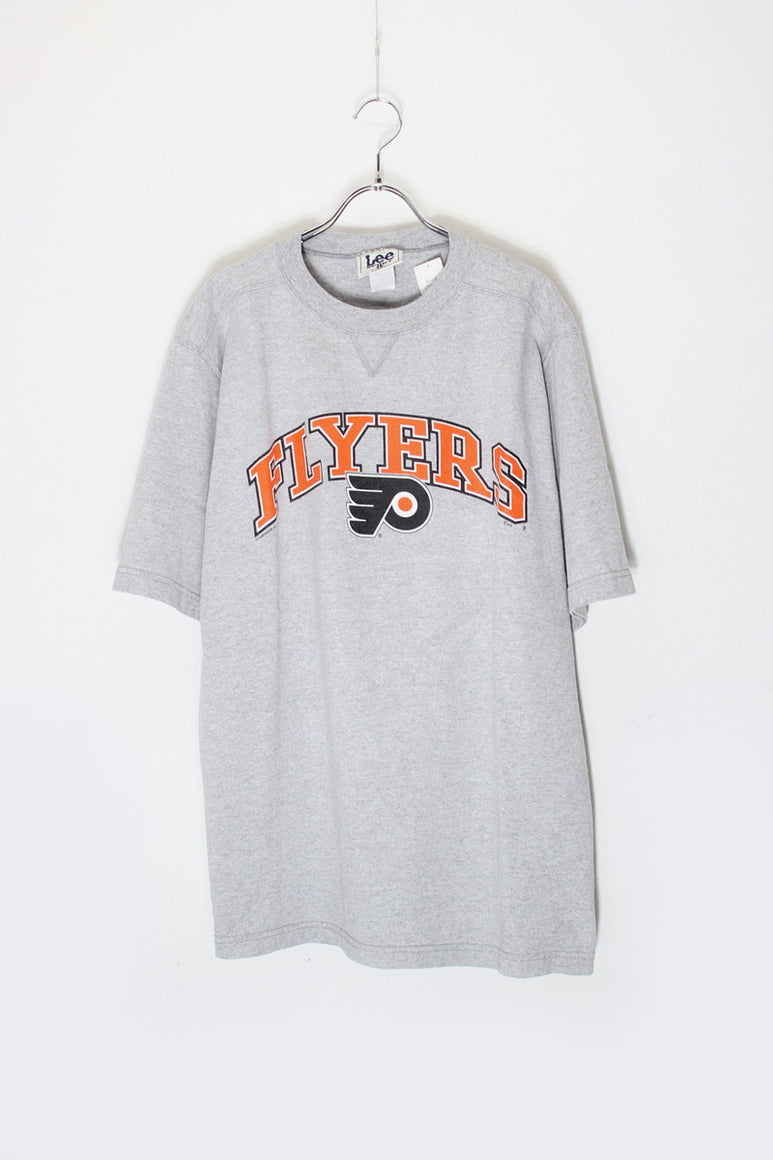 MADE IN USA 90'S NHL FLYERS T-SHIRT / GREY [SIZE: L USED]