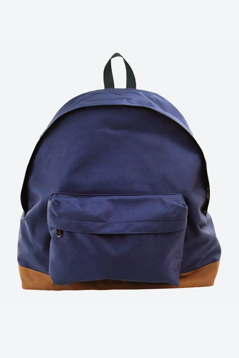 BOTTOM SUEDE BACKPACK / NAVY